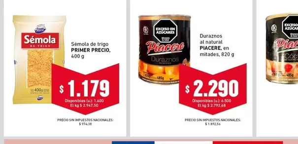 Primer - Sémola de trigo