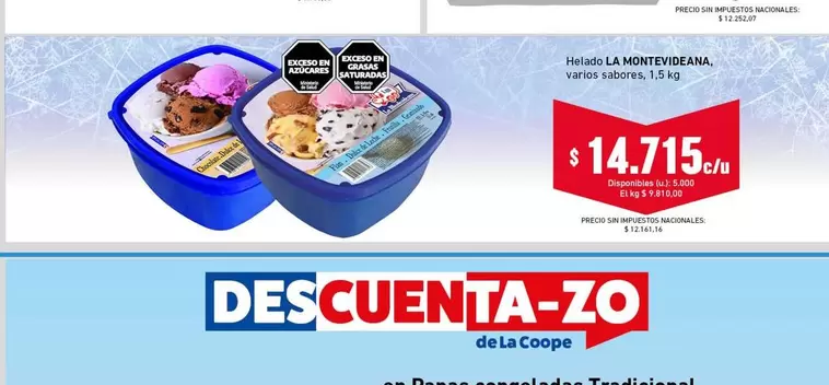la Montevideana - Helado LA MONTEVIDEANA