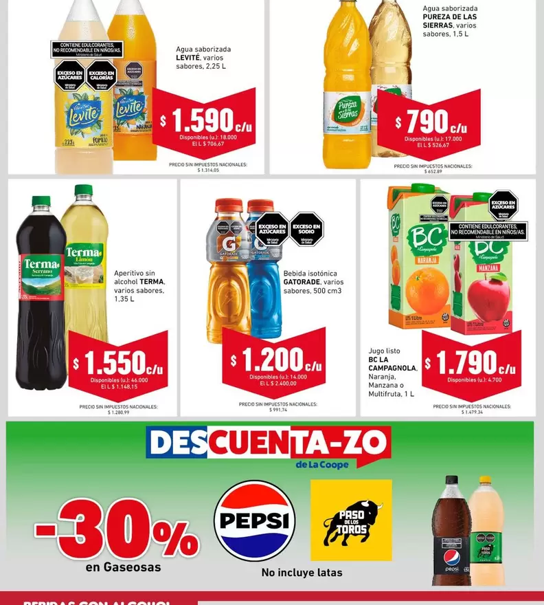 Pepsi - Gaseosas