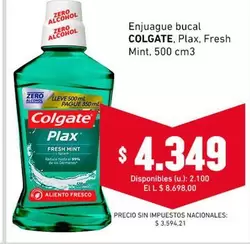 Colgate - Plax, Fresh Mint