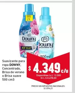 Downy - Concentrado, Brisa de verano o Brisa suave