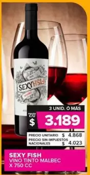 Sexy Fish - Vino Tinto Malbec
