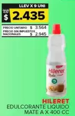 Hileret - Edulcorante Liquido Mate