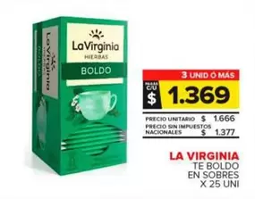 La Virginia - Te Boldo En Sobres 