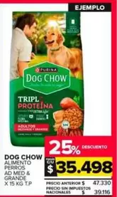 Purina - Dog Chow Alimento Perros Ad Med & Grande 