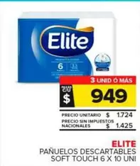 Elite - Pañuelos Descartables Soft Touch