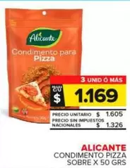Alicante - Condimento Pizza