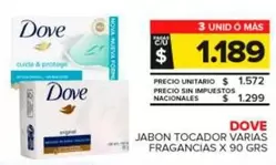 Dove - Jabon Tocador 