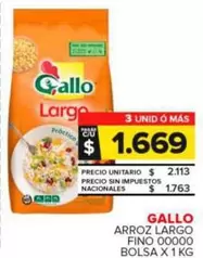 Gallo - Arroz Largo Fino 00000