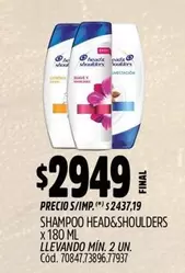 Head & Shoulders - SHAMPOO HEAD&SHOULDERS