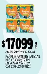 Pampers - PAÑALES BABYSAN