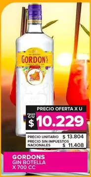 Gordon's - Gin Botella