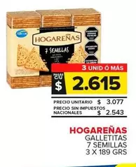 Hogareñas - Galletitas 7 Semillas