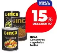 Inca - Conservas vegetales todas