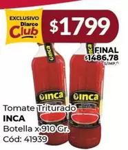 Inca - Tomate Triturado