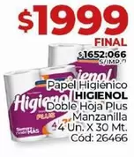 Higienol - Papel Higiénico