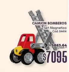 CAMION BOMBEROS Set Magnetico