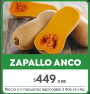 X$ - ZAPALLO ANCO