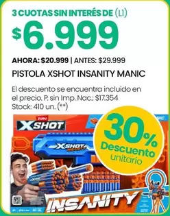 XSHOT INSANITY MANIC
