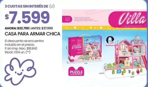 CASA PARA ARMAR CHICA