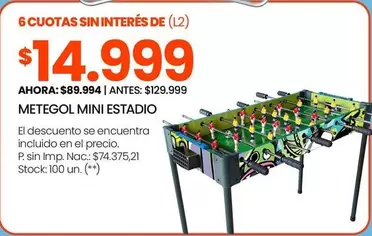 METEGOL MINI ESTADIO
