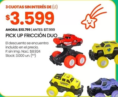 PICK UP FRICCIÓN DUO