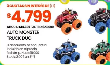 Monster - AUTO MONSTER TRUCK DUO