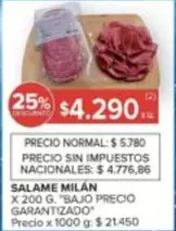 Milán - SALAME MILÁN