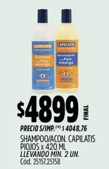 Capilatis - SHAMPOO/ACON. CAPILATIS PIOJOS
