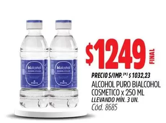 Bialcohol - ALCOHOL PURO COSMETICO