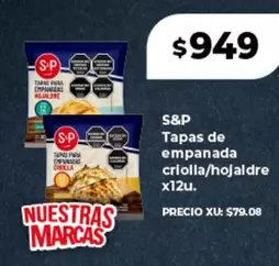 S&P - Tapas de empanada
