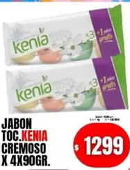 Kenia - JABON TOC.CREMOSO X 4X90GR