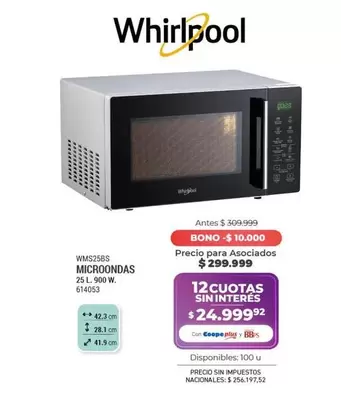 Whirlpool - MICROONDAS