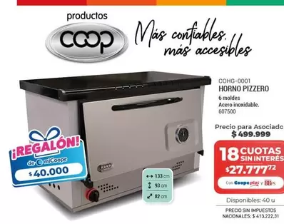 Coop - HORNO PIZZERO