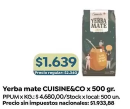X$ - Yerba mate x 500 gr