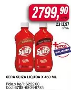 Suiza - CERA LIQUIDA