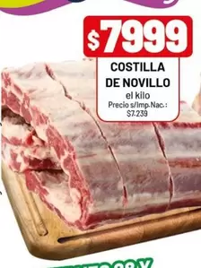COSTILLA DE NOVILLO