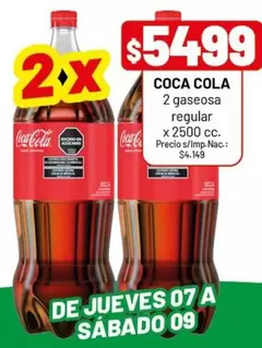 Coca cola - Gaseosa Regular