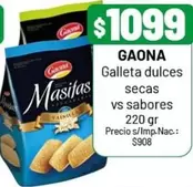Gaona - Galleta dulces secas