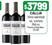 Callia - Vino varietal