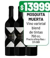 MUERTA Vino varietal blend de tintas