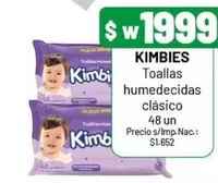 Kimbies - Toallas humedecidas