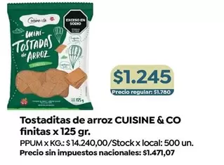 X$ - Tostaditas de arroz