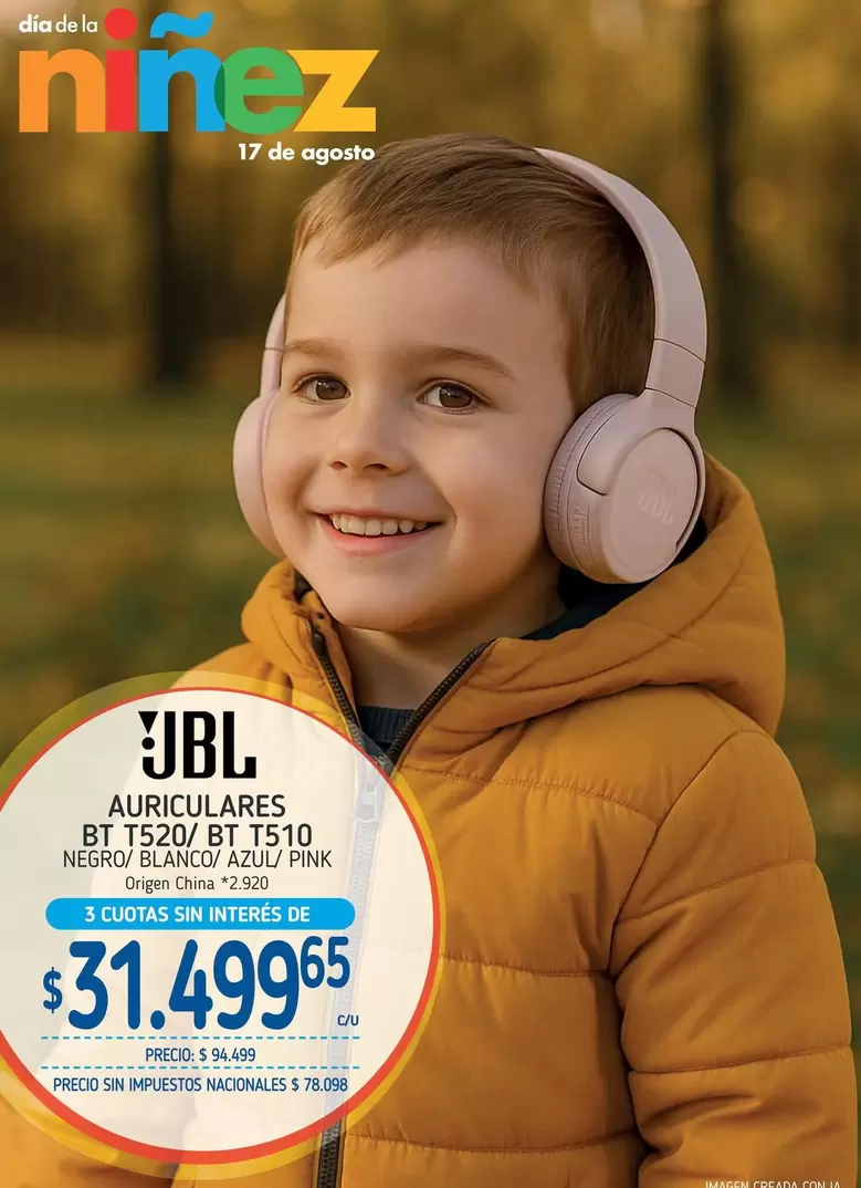 JBL - AURICULARES BT T520/ BT T510