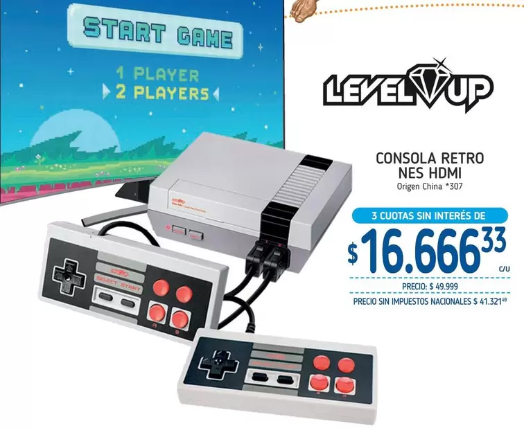 Origen - CONSOLA RETRO NES HDMI