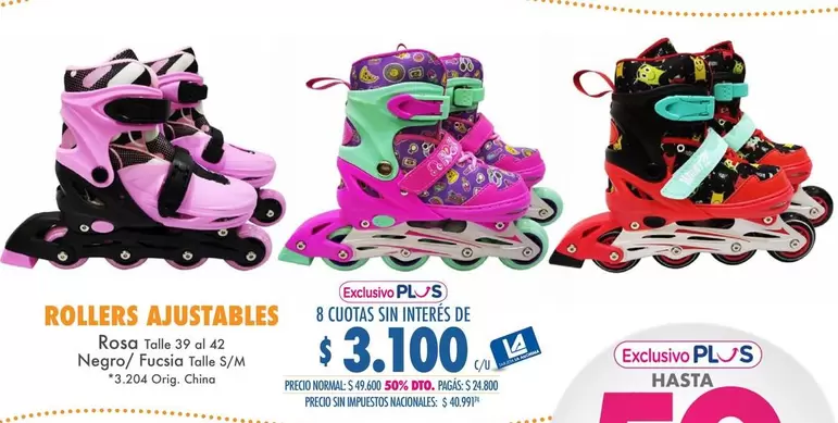 42 - ROLLERS AJUSTABLES