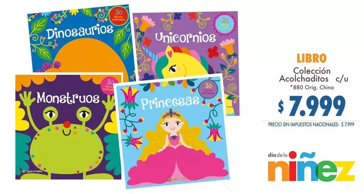 princesas - LIBRO Colección Acolchaditos c/u