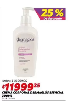 Dermaglós - CREMA CORPORAL DERMAGLÓS ESENCIAL