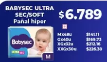 Babysec - ULTRA SEC/SOFT Pañal hiper
