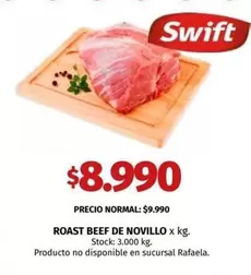 Swift - ROAST BEEF DE NOVILLO x kg